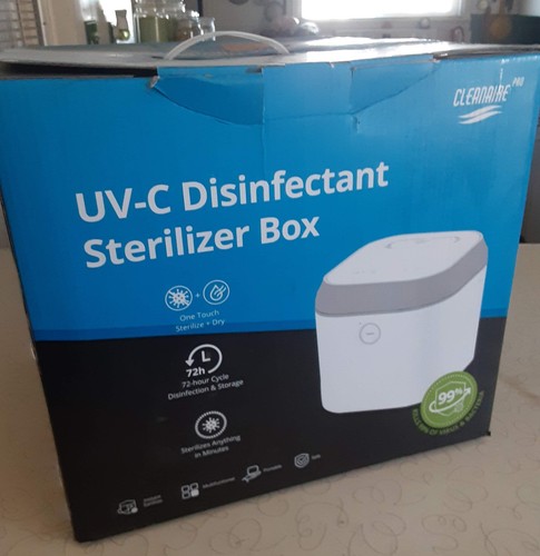 Clearaire U.V,C. Disinfectant Sterilizer Box Kills 99% Virus & Bacteria (#1) - Picture 7 of 7