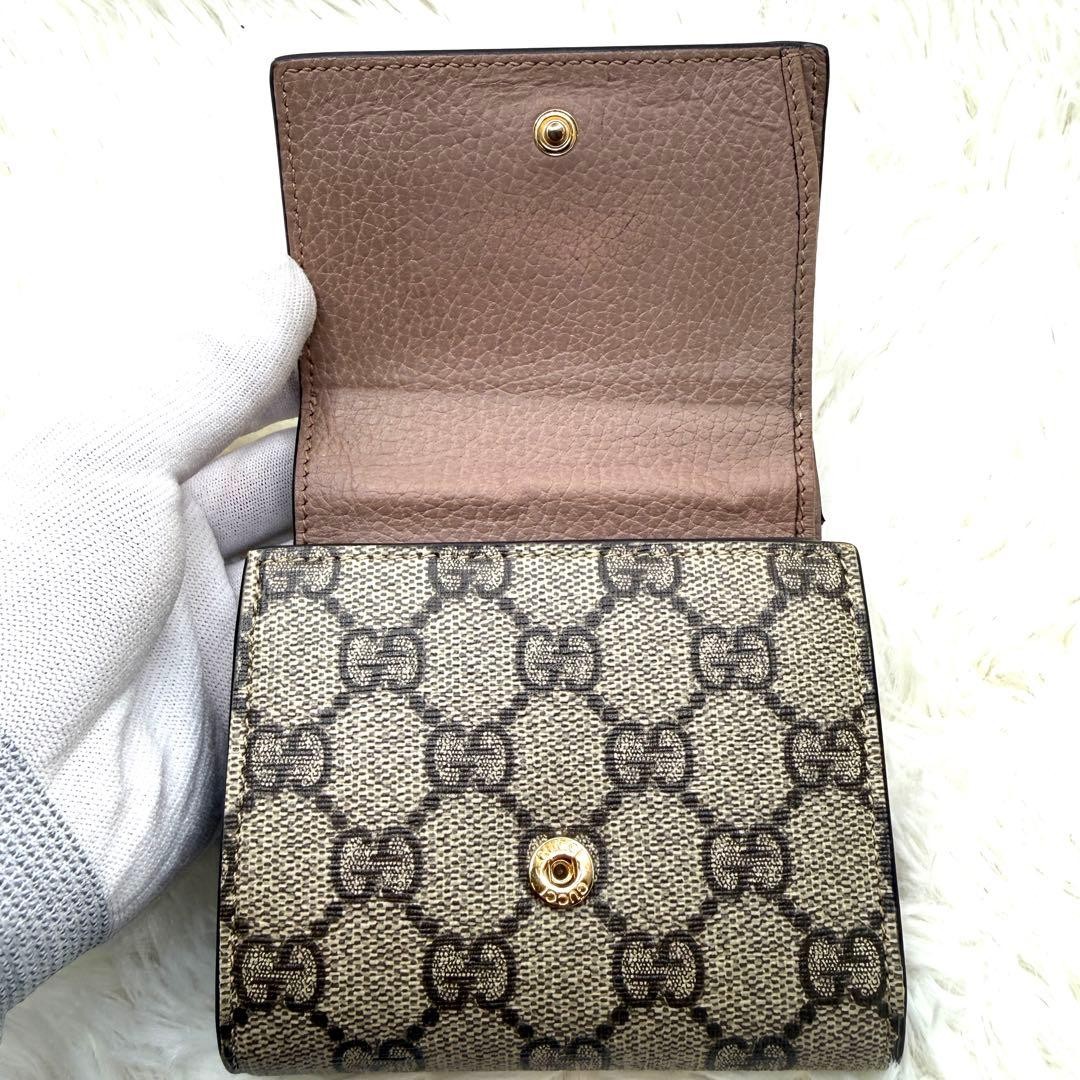 Gucci Bifold Wallet GG Marmont PVC Pink Authentic G0106855 thumbnail 8