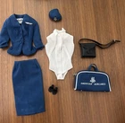 Vintage Barbie 984 American Airlines Stewardess - COMPLETE Original Set - MINTY!