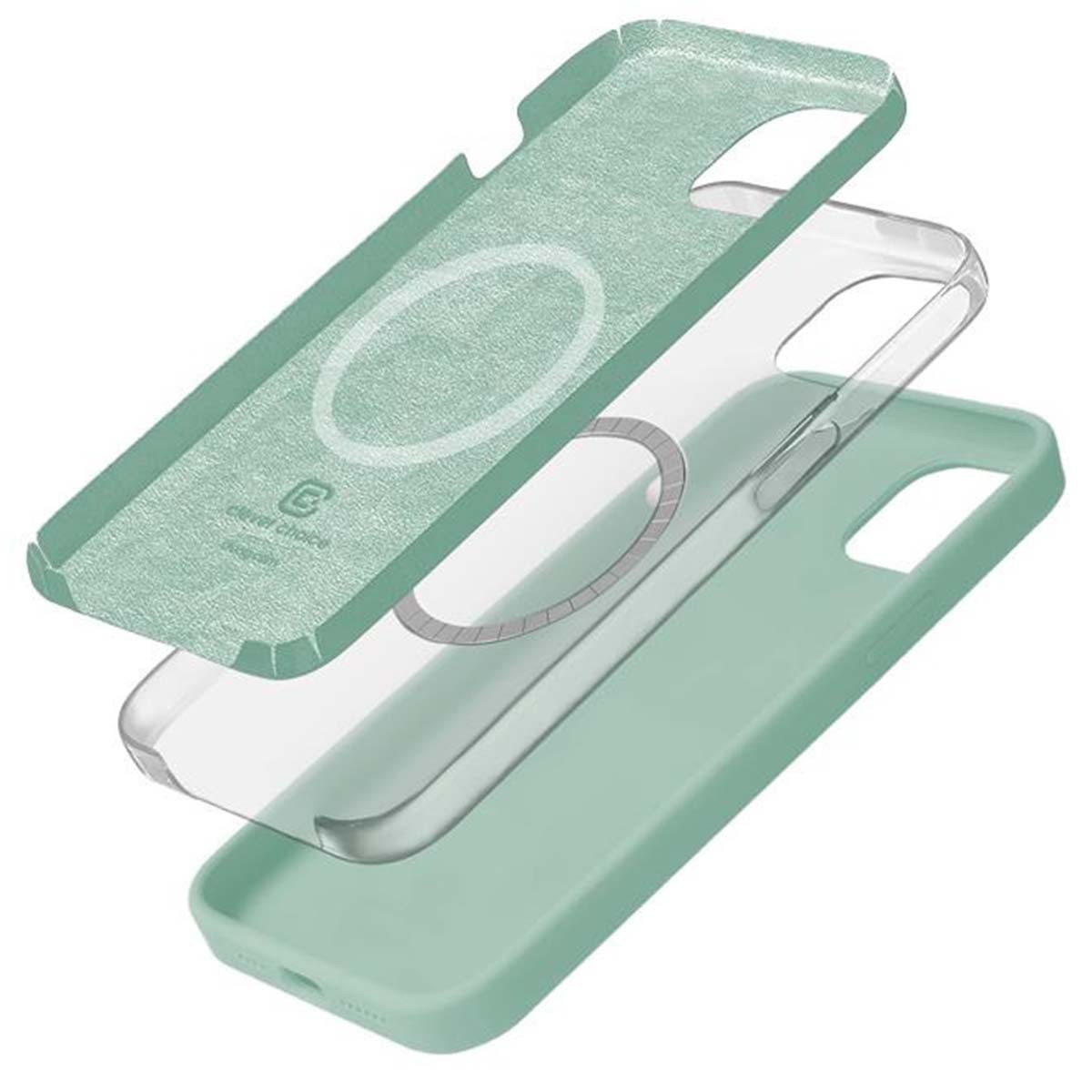 Coque iPhone 15 en silicone souple antichoc Crong noire