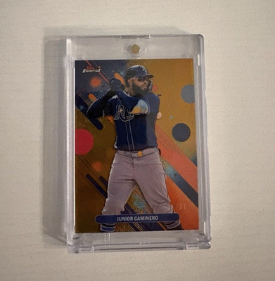 Topps 2024 Finest Junior Caminero Tampa Bay Rays #44 Serial Numbered /50