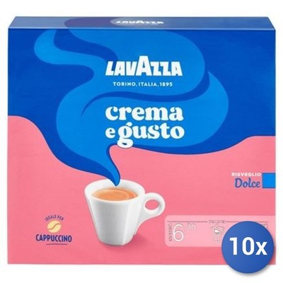 10X Multipack Lavazza Coffee 2X250 Cream Flavor *Sweet