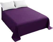 Top Sheet Single - Premium 1500 Ultra-Soft Collection - Wrinkle Resistant, Easy