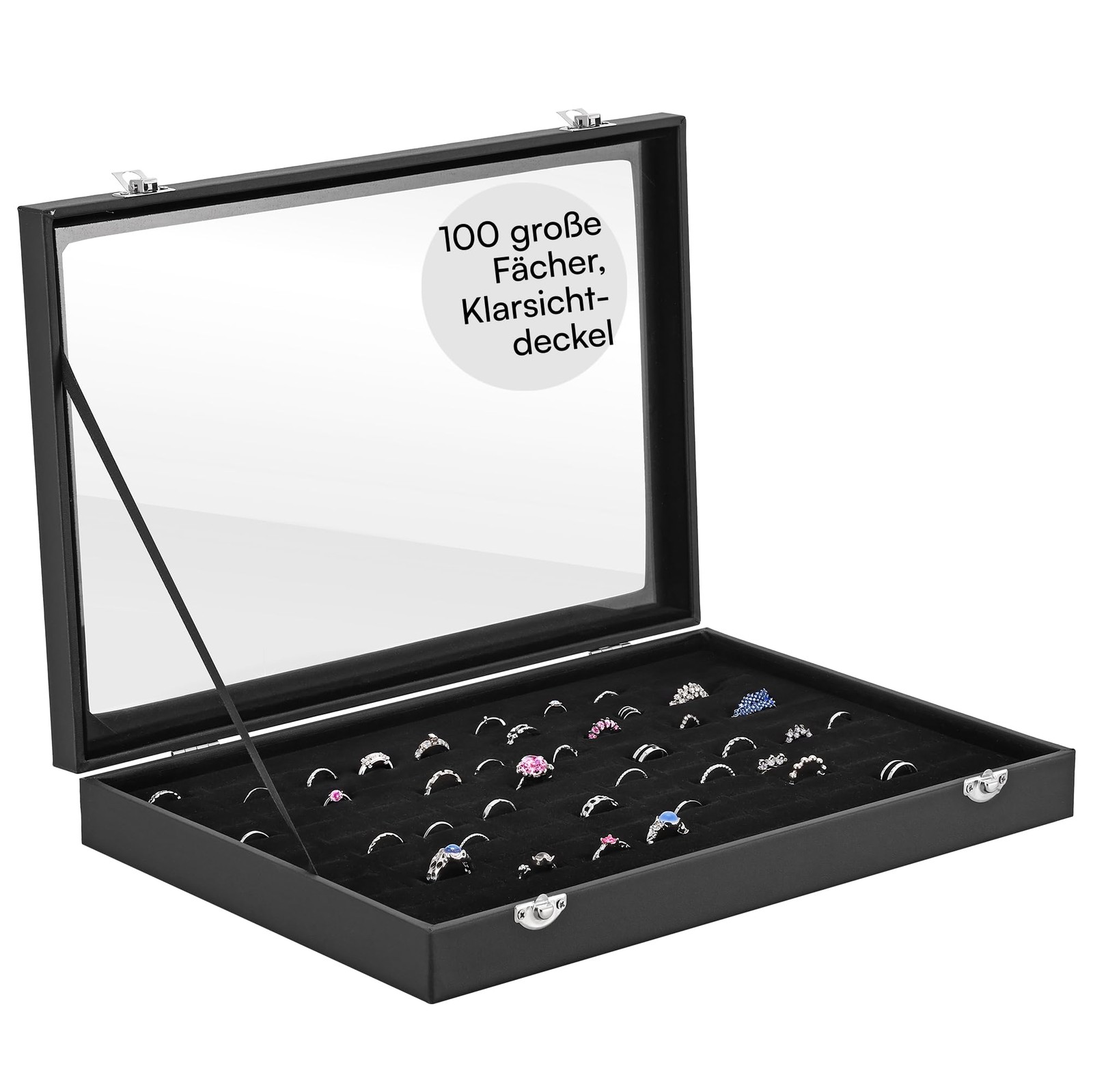 Организатор мероприятий Schmuckaufbewahrung - Ringhalter Schmuckkasten mit Deckel 3790₽