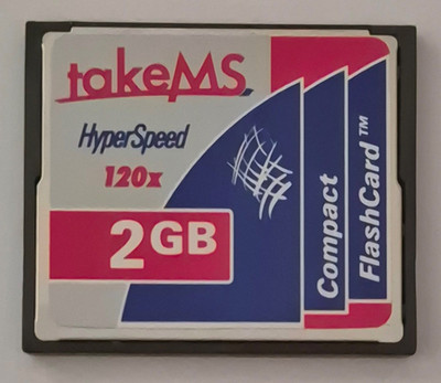 2 GB takeMS Hyper Speed Compact Flash CF Speicherkarte 2GB Card