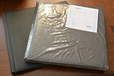 2 Creative Memories EBONY sparkle black 12x12 Strap-Hinge Album Coverset NOS