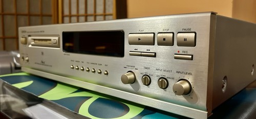 DENON DMD-1500 MiniDisc MD Recorder w/ Remote / Serviced /120V
