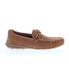 Rockport DMX Dunphy RMDMXDUNPHY Mens Brown Wide Loafers  Slip Ons Shoes