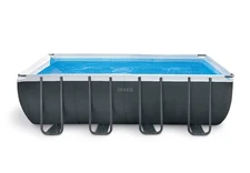 Intex 18ftX9ftX52in Ultra XTR Rectangular Pool with Sand Pump Ladder Ground Clot
