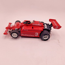 Vintage Tyco Budweiser Red 3 F-1 Indy Race 440x2 HO Slot Car Vintage