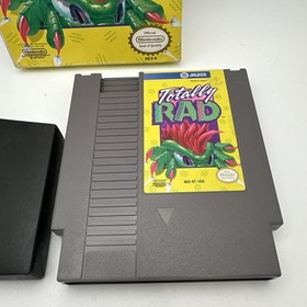 Totally Rad Nintendo NES In Box CIB Game Box No Manual