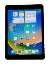 Apple iPad 5th Gen 32GB 9.7" Wi-Fi Cellular Space Gray A1823 Tablet.