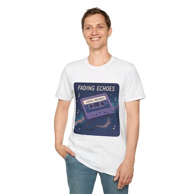 Unisex Softstyle T-Shirt Cassette Tape Space Stardust Retro Lofi Hip Hop