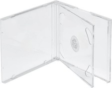 Lots of STANDARD Double CD Jewel Case with Tray 10.4mm 2 CD Lots Clear Cover