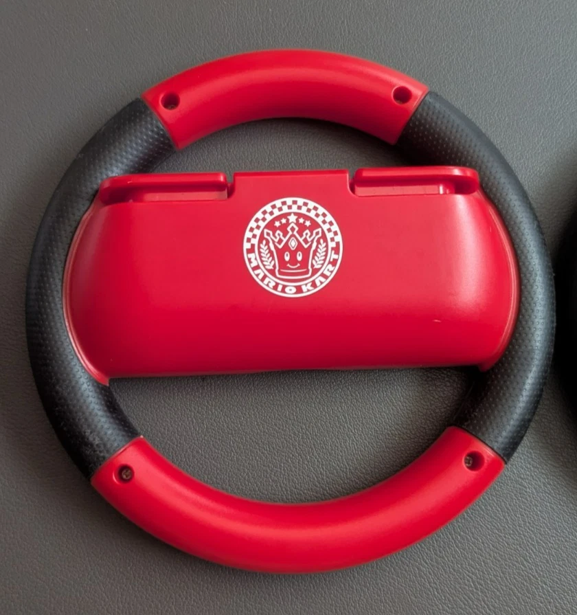 2 Hori Mario Kart 8 Deluxe Mario/Luigi Steering Wheel Nintendo Switch Joy-Con - Image 4 of 4