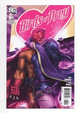 Birds of Prey #11 NM+ Artgerm Cover 2011 Huntress, Catman Kiss DC Comics