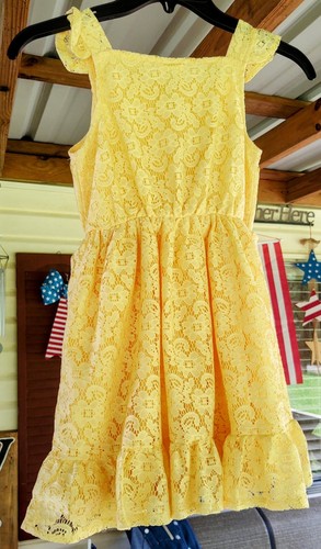 Little Lass* Girls* 2pc* Sundress With Denim Jacket* (Sz.6x) - Picture 3 of 24