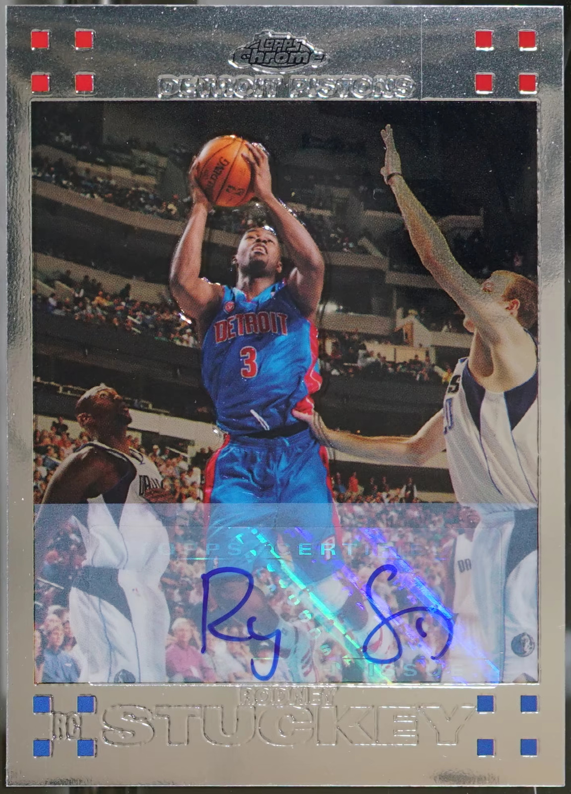 Rodney Stuckey #114 Basketball Cards 2007 Topps Chrome trading card — raw and PSA graded price guide