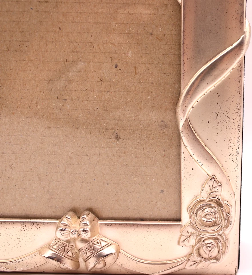 Álbum de fotos sinos de casamento pombinhos rosas moldura de placa de prata 4x6 fotos comporta 50+ - Imagem 4 de 4