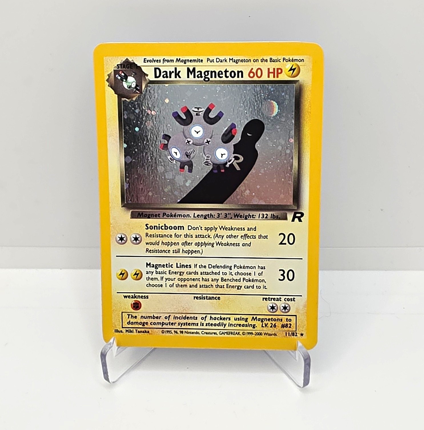 Wizards of the Coast Dark Magneton Team Rocket Rare 11/82 60HP EN