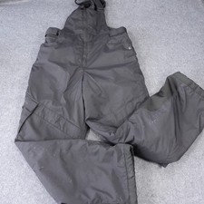 Columbia Youth 18/20 Black Snow Bibs Insulated Ski Pants Overalls Cargo Pocket