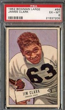 1952 Bowman Large Football Cards 16