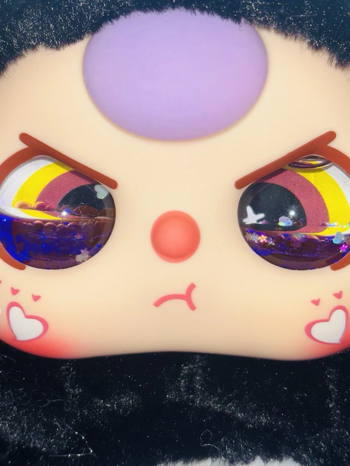 Baby Three 400% Black Cat Big Baby NEW CONFIRMED GLASS GLITTER EYES W/Box & Card - Image 2 of 4