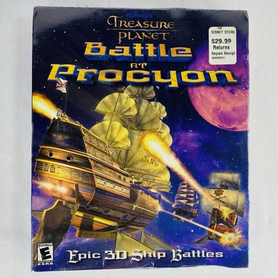 New! Treasure Planet: Battle at Procyon Epic 3D Ship PC Game Windows 98/Me/XP