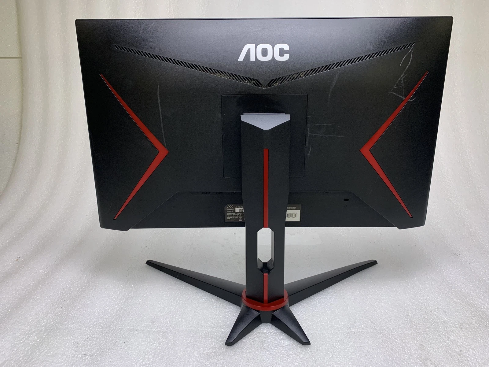 AOC 24G2 24G2E 23.8" 144 Hz Frameless Gaming Monitor - Stand Pwr HDMI Cable Inc - product detail image 4