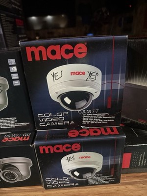 Mace CAM77 Dome Analog Color Camera 530 TVL Wired Varifocal IRIS OSD Indoor