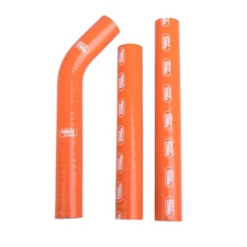 SamcoSport Radiator Hose Kit with Thermostat Bypass Orange