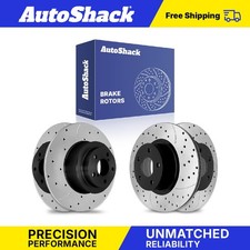 Front Rear Drilled Slotted Brake Rotors For Subaru Impreza 1998-2007 Front Rear Drilled Slotted Brake Rotors For Subaru Impreza 1998-2007