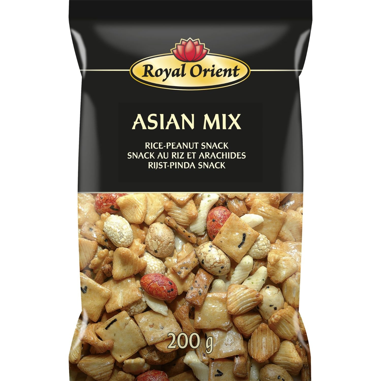 Royal Orient Reis & Erdnuss Snacks Asian Mix 200g knusprig P Neu