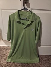 Men's Large Cutter  Buck DryTec Notre Dame Fighting Irish Golf Polo
