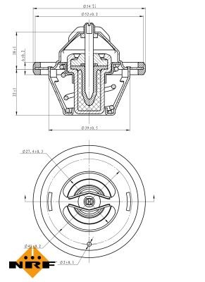 2x ✅Fits NRF 725065 THERMOSTAT   ⭐UK Seller⭐