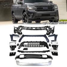 For 20222024 Ford Expedition Front Bumper Body Kit Cover W Fog Lights For 20222024 Ford Expedition Front Bumper Body Kit Cover W Fog Lights