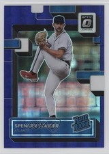2022 Donruss Optic Rated Rookie Blue Pandora Prizm 80/99 Spencer Strider 19bs