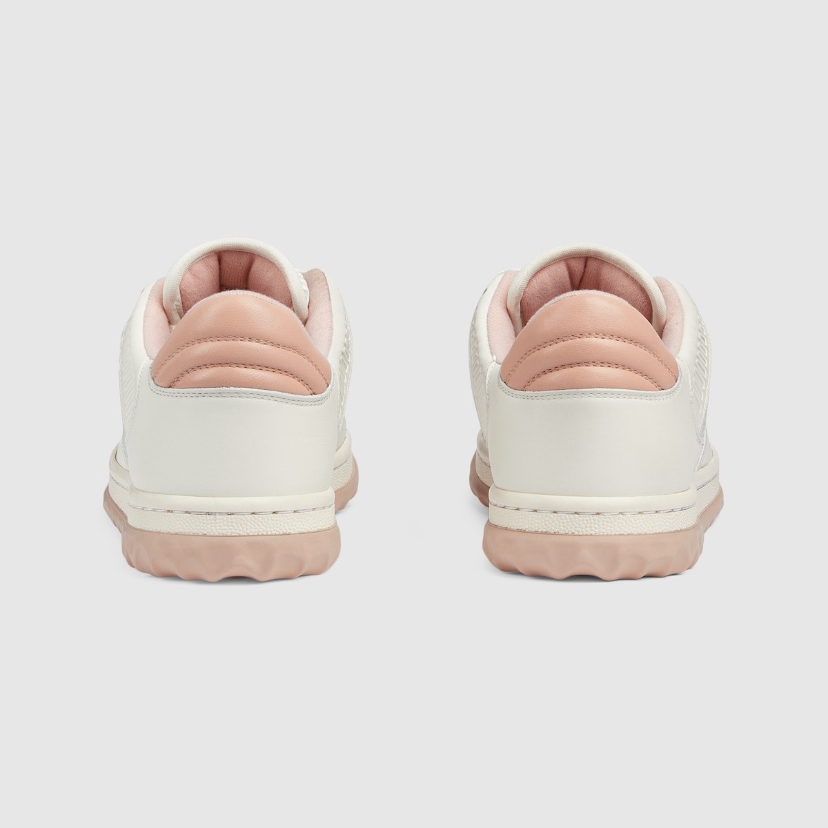 NIB Gucci MAC80 Off-White Cream Pink Distressed Sneakers US 10 EU40 Authentic image 6