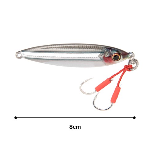 Major Craft Metal Jig, Jigpara Tungsten, Live Bait Color, 60G, #86, Live Kibina_ - Bild 6 von 6