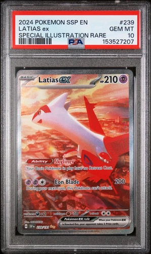 2024 POKEMON LATIAS ex SPECIAL ILLUSTRATION RARE SURGING SPARKS #239 PSA 10