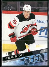 2020-21 Upper Deck Nolan Foote Young Guns RC #729 New Jersey Devils