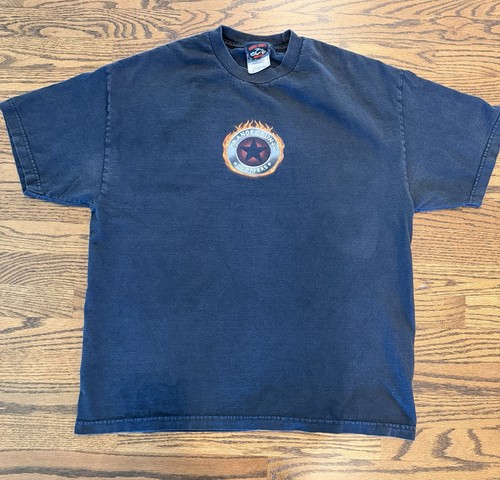 Vintage 2003 Orange County Choppers OCC T-Shirt XL Black Motorcycle Flames Y2K