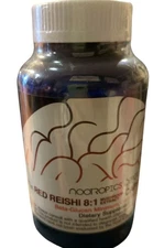 RED Reishi 8:1 mushroom extract 500mg 180ct Nooropics NEW SEALED