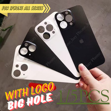Replacement Back Glass Big Hole For iPhone8 11 12 13 14 15 XR 16 Rear Cover Lot