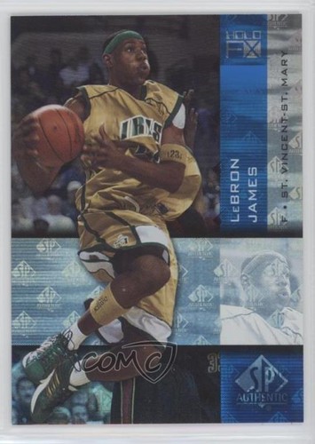 LeBron James #F/X-21 2010 SP Authentic Holo F/X card