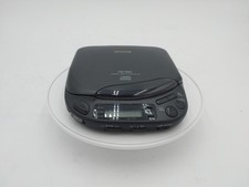 Good Condition AIWA Portable CD Player 1 Bit DAC Model XP-32 Black Works Tested