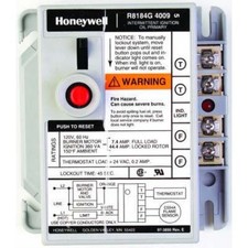 Honeywell R8184G4033 /U 120V, 60Hz. Safety Switch Timing: 30 Sec. With .2A