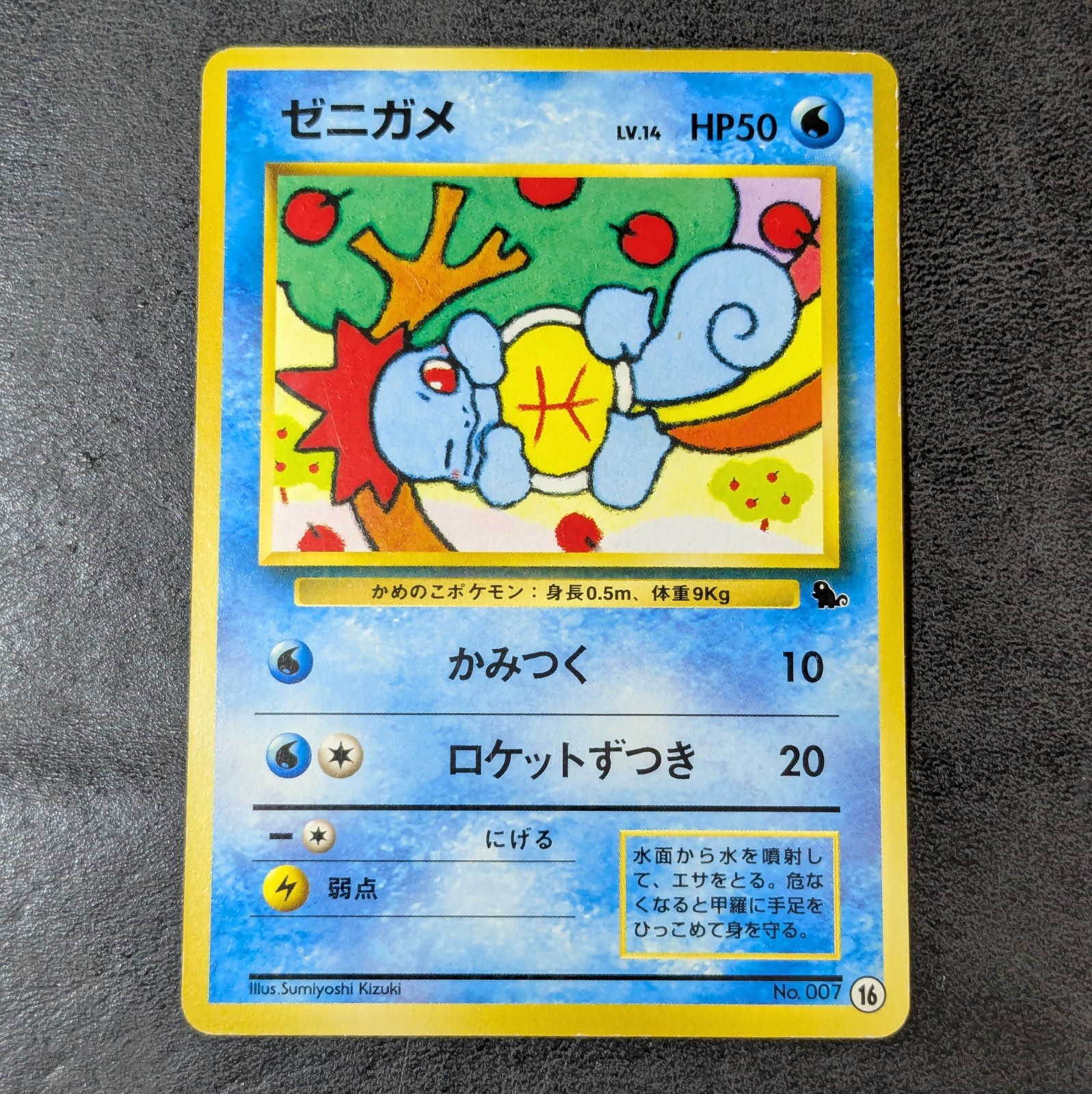 MP - Pokemon card game TCG Squirtle LV.14 Old Back Japanese