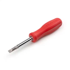 6-In-1 Slotted Screwdriver (3/16 In. X 1/4 In., 1/8 In. X 5/16 In., Red)
