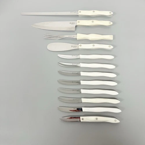 Cutco 12-Piece Pearl Knife Set -1759-1720-1726-1728-1724-Nice Condition 🫶🏼